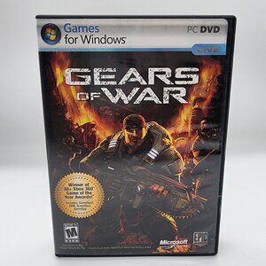 GEARS OF WAR Game for Windows PC DVD 2007 Complete w/Manual & Product Key Code